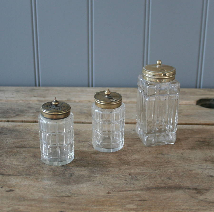 vintage glass containers by homestead store | notonthehighstreet.com