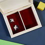 Personalised Wooden Cufflink Box, thumbnail 3 of 6