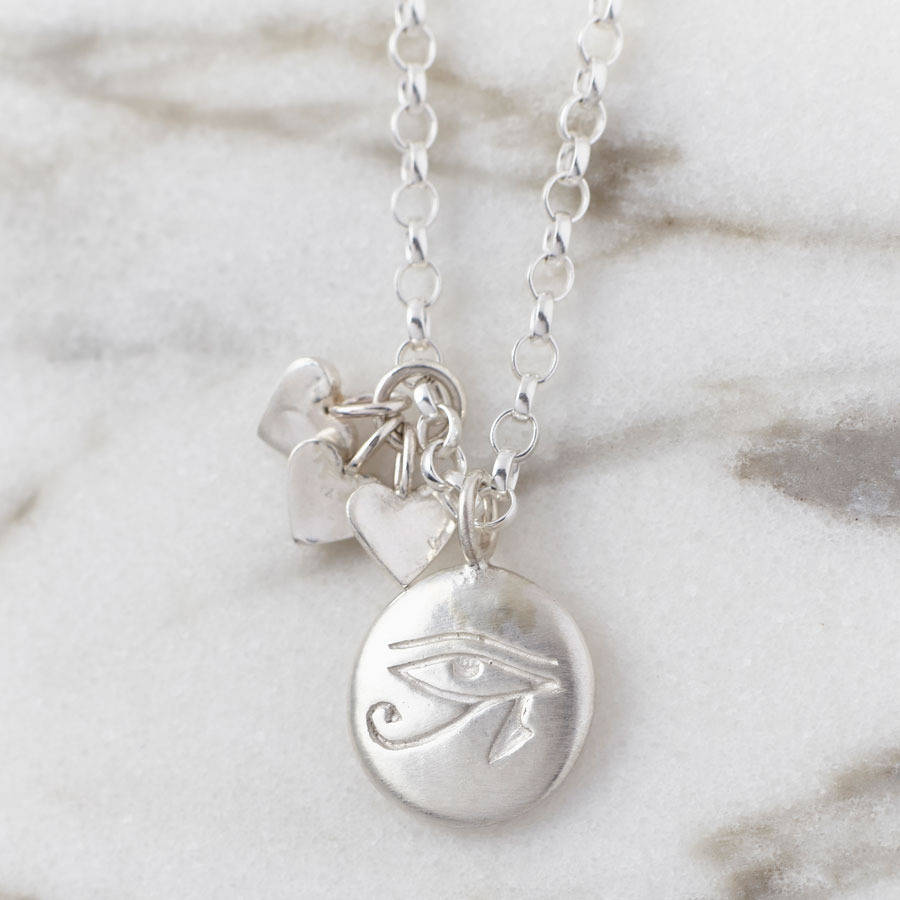 Personalised Mother's Protective Charm Necklace By Sally Clay