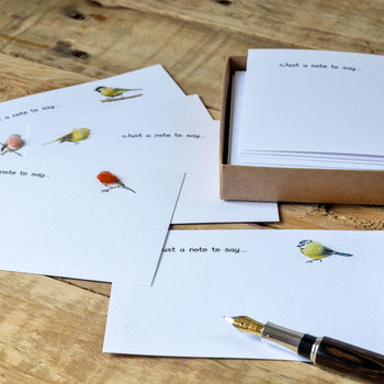 Set Of 10 Garden Bird Notecards, 2 of 7