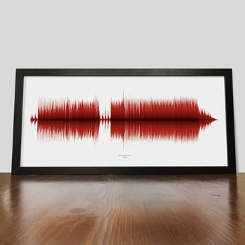 Personalised Soundwave Print, 2 of 4