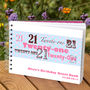 Personalised 21st Birthday Guest Book, thumbnail 1 of 11