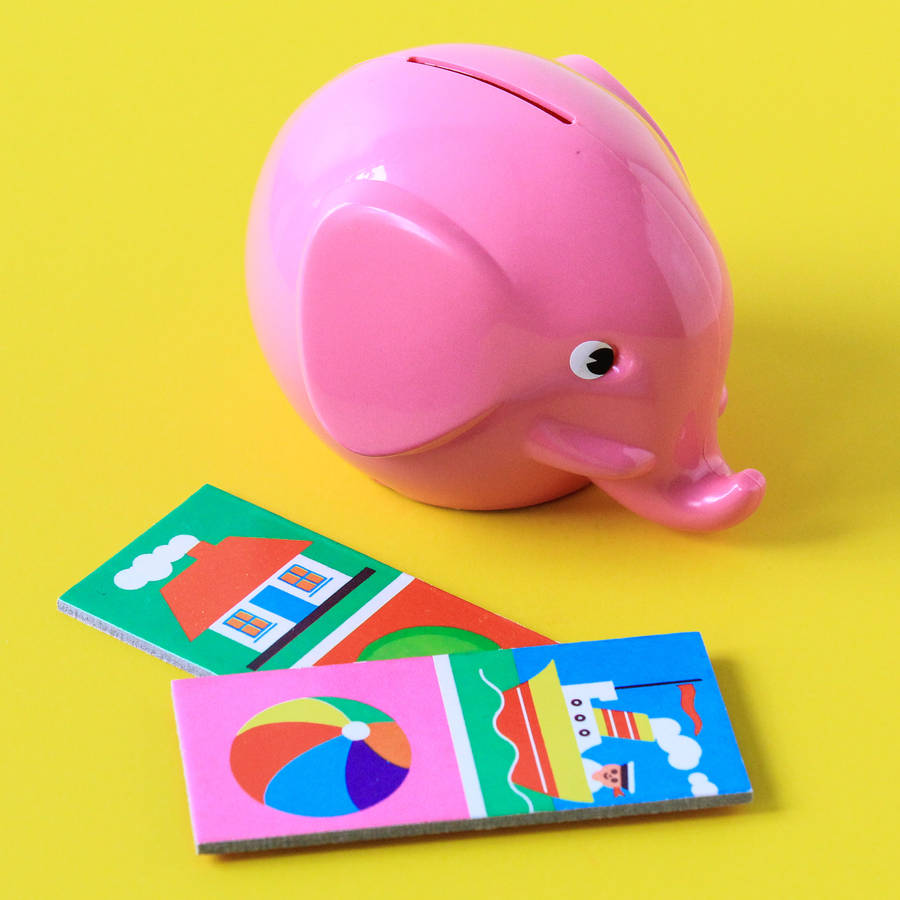 retro style elephant money box by berylune