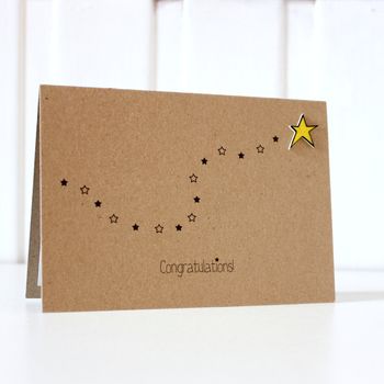 Personalised Congratulations Card With Stars, 2 of 4