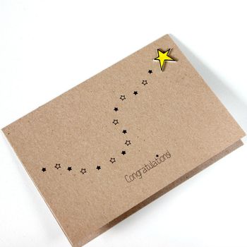 Personalised Congratulations Card With Stars, 3 of 4