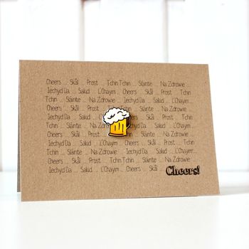 Cheers! Beer Tankard Card, Thank You Card, 2 of 5