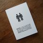 Two Boys Together Card, thumbnail 1 of 3