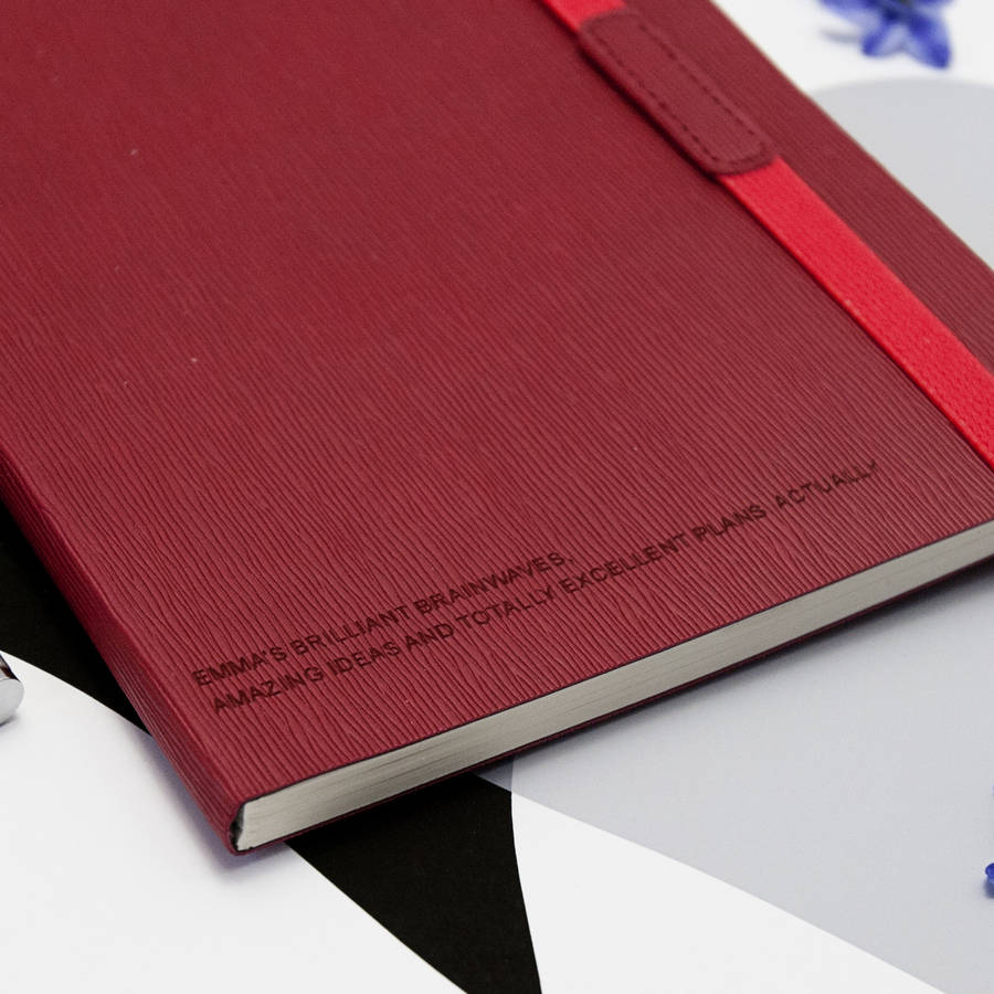 Personalised Secret Message Notebook By Luna Studio Designs