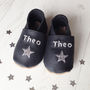 Personalised Zodiac Star Sign Constellation Baby Shoes, thumbnail 6 of 12
