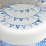 Birthday Cake Topper, Decorating Kit With Bunting, thumbnail 7 of 9