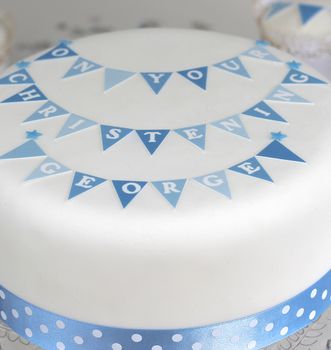 Birthday Cake Topper, Decorating Kit With Bunting, 7 of 9