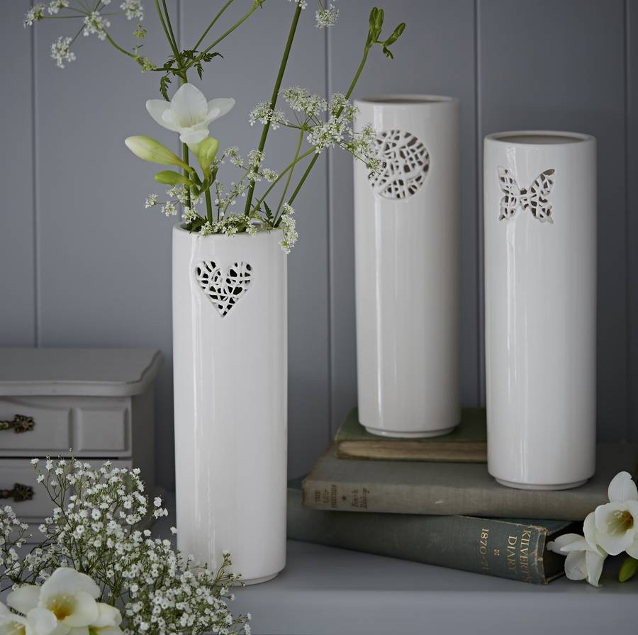 Handcrafted Tangled Motif Ceramic Vase, 1 of 9