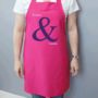 Personalised Ampersand Apron, thumbnail 2 of 4