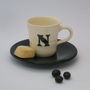 Personalised Espresso Cup And Saucer, thumbnail 3 of 5