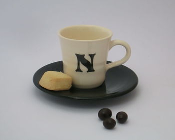 Personalised Espresso Cup And Saucer, 3 of 5