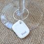 Set Of 10 Personalised Party Glass Charms, thumbnail 8 of 8