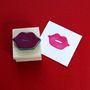 Luscious Lips Rubber Stamp, thumbnail 1 of 2