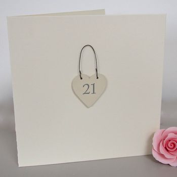 '21st' Handmade Birthday Card, 4 of 4