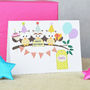 Personalised Owl Birthday Card, thumbnail 1 of 2
