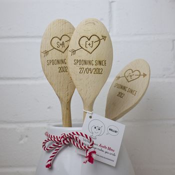 Valentine Wooden Love Spoon Personalised, 10 of 11