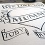 Personalised Hand Drawn Mother's Day Or Birthday Card, thumbnail 6 of 11