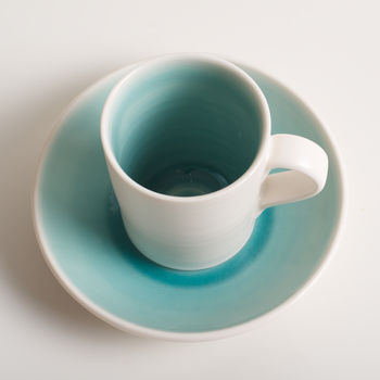 Handmade Espresso Cup / Saucer, 4 of 11