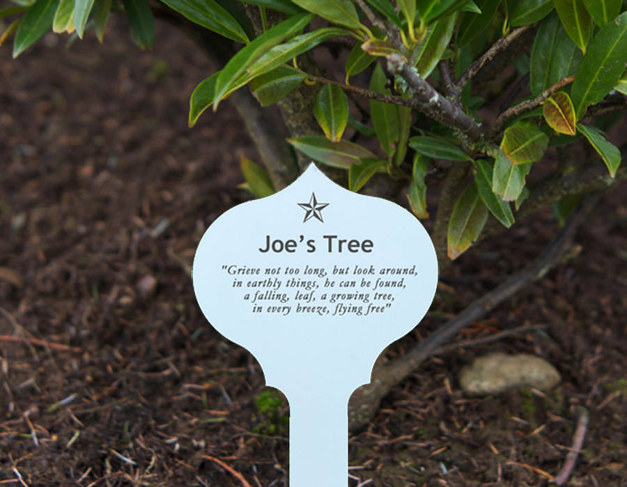 Personalised Engraved Memorial Plaque By Keep Stakes