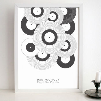 'Dad You Rock' Personalised Print, 2 of 4