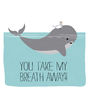 Take My Breath Away Valentines Anniversary Card, thumbnail 2 of 2