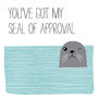 Seal Of Approval Valentine's Anniversary Card, thumbnail 2 of 2