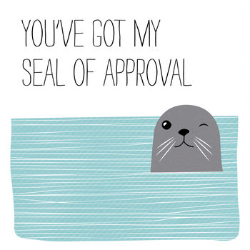 Seal Of Approval Valentine's Anniversary Card, 2 of 2