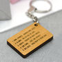 Personalised Wooden Mix Tape Keyring, thumbnail 2 of 3