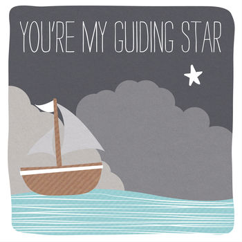 Guiding Star Anniversary Card, 2 of 2