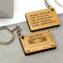 Personalised Wooden Mix Tape Keyring, thumbnail 1 of 3