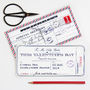 Personalised Valentine's Day Ticket, thumbnail 1 of 2