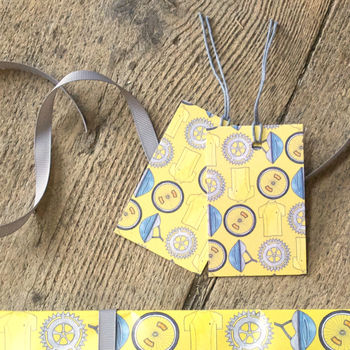 'You're Wheely Wonderful' Father's Day Cycling Giftwrap, 2 of 4