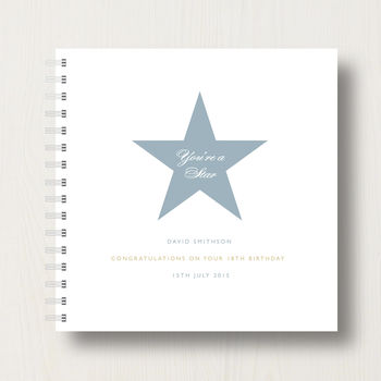 Personalised You're A Star 18th Birthday Memories Album, 9 of 12