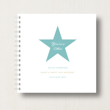 Personalised You're A Star 18th Birthday Memories Album, 10 of 12