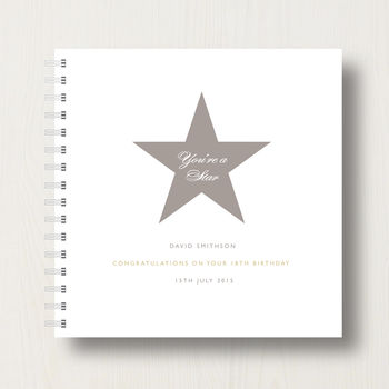 Personalised You're A Star 18th Birthday Memories Album, 11 of 12