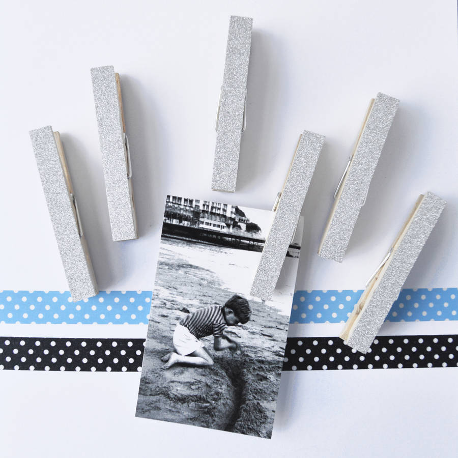 Glitter Photo Holders By Altered Chic