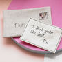 Personalised Embroidered Love Note, thumbnail 2 of 12