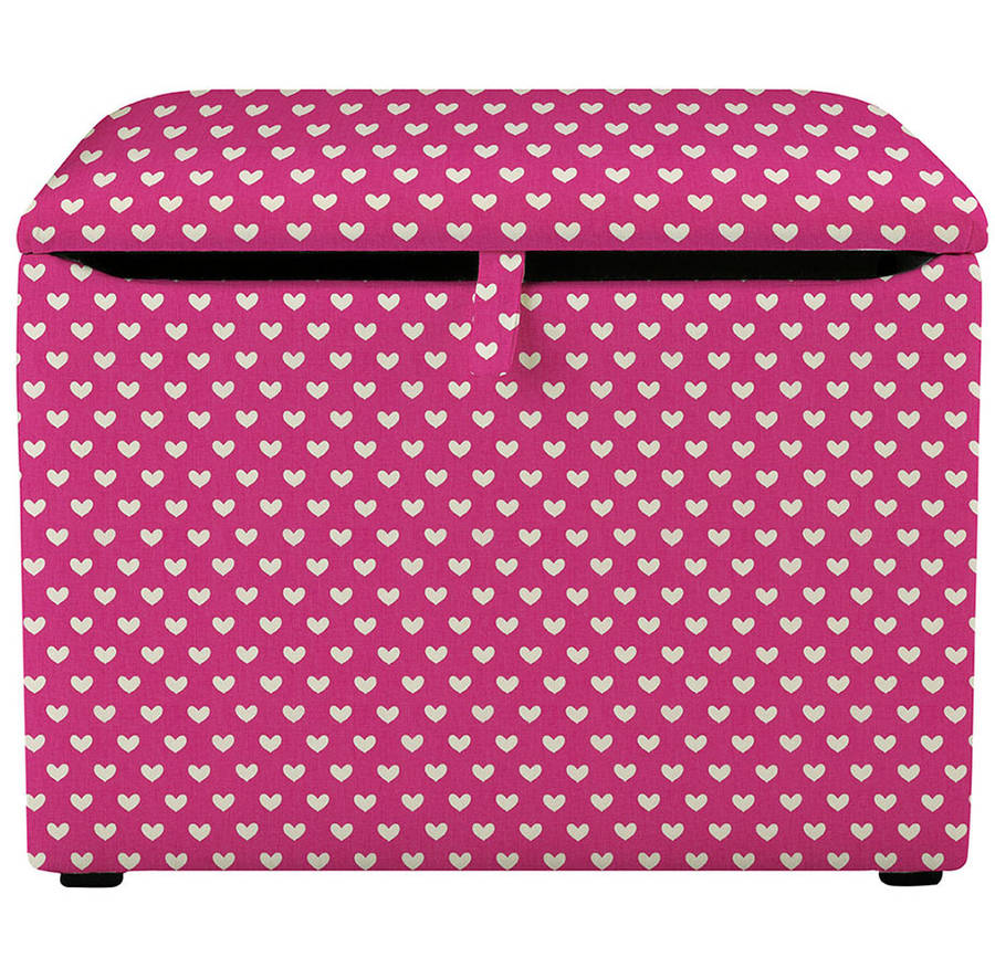 fabric covered toy box