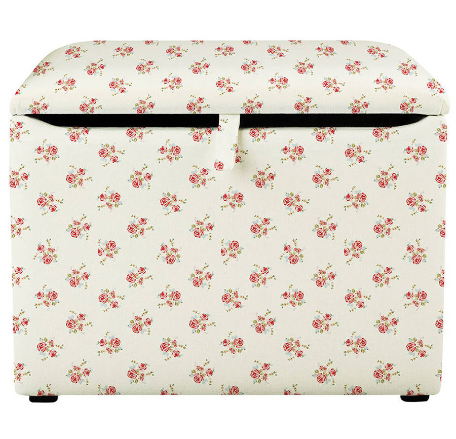 fabric covered toy box