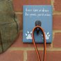 Personalised Dog Lead Hook/ Walkies, thumbnail 1 of 2