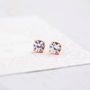 Solitaire Stud Earrings, thumbnail 3 of 7