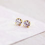 Solitaire Stud Earrings, thumbnail 2 of 7