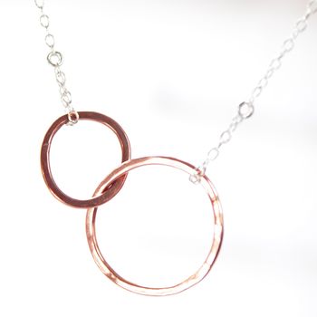 Mum And Me Rose Gold Plated Necklace, 3 of 4