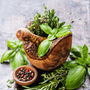 Rustic Olive Wood Pestle And Mortar, thumbnail 3 of 4