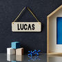Personalised Children's Hanging Wooden Sign, thumbnail 4 of 4