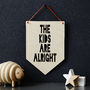 Personalised Children's Hanging Wooden Flag, thumbnail 4 of 7